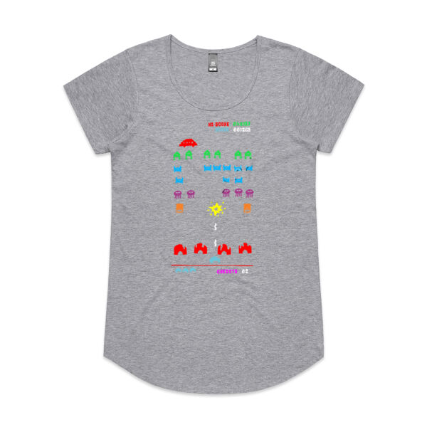 Space Invaders - Womens Mali Tee Thumbnail