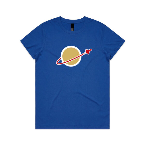 Lego'ish Space Icon - Womens Maple Tee Thumbnail