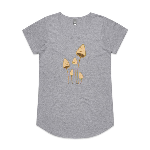 Happy Mushrooms - Womens Mali Tee Thumbnail