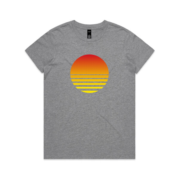 Pixel Sunshine - Womens Maple Tee Thumbnail