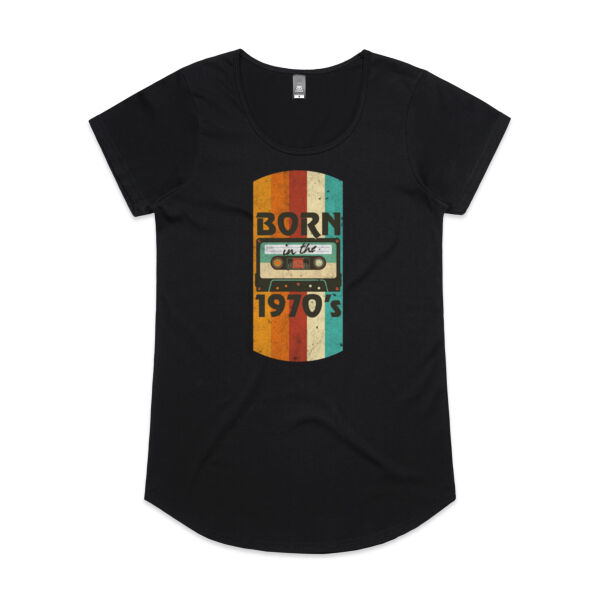 Born in the 1970s - Womens Mali Tee Thumbnail