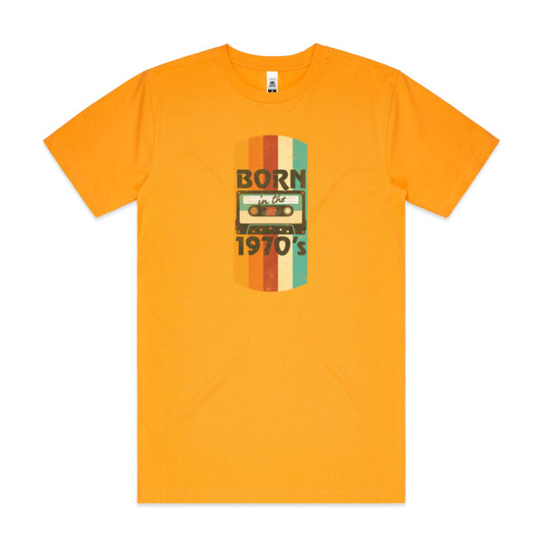 Born in the 1970s - Mens Block Tee Thumbnail