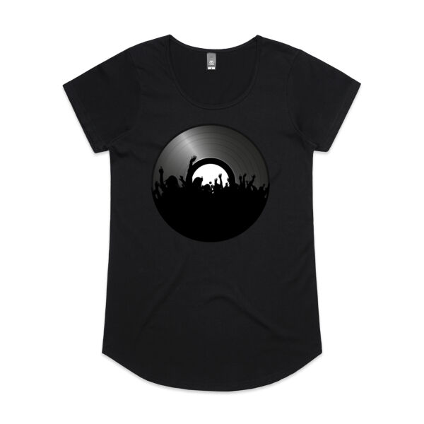 Vinyl Party - Womens Mali Tee Thumbnail